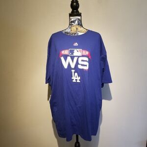 LOS ANGELES DODGERS WS 2018 TSHIRT 4XL (B22)